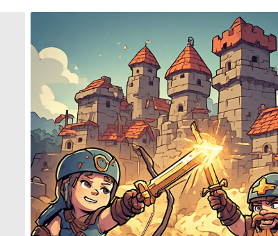 Cell shaded Clash of Clans village - variant 3